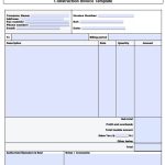 Construction Invoice Template Excel – Ovjuklhtd In Roofing Invoice Template Free