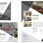 Contemporary & Modern Real Estate Flyer & Ad Template – Word & Publisher With Publisher Real Estate Flyer Templates