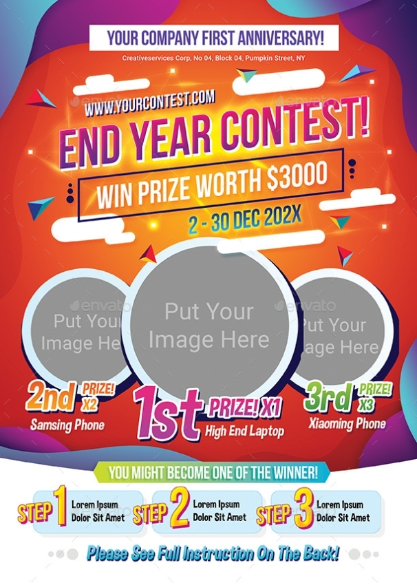 Contest Flyer By Shamcanggih | Graphicriver Regarding Photo Contest Flyer Template
