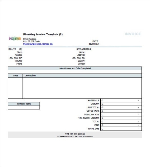 Contractor Invoice Template – 11+ Free Word, Pdf Format Download! | Free & Premium Templates For General Contractor Invoice Template