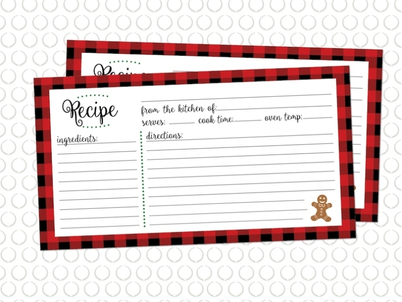 Cookie Exchange Recipe Card And Voting Ballot For Christmas | Etsy Regarding Cookie Exchange Recipe Card Template