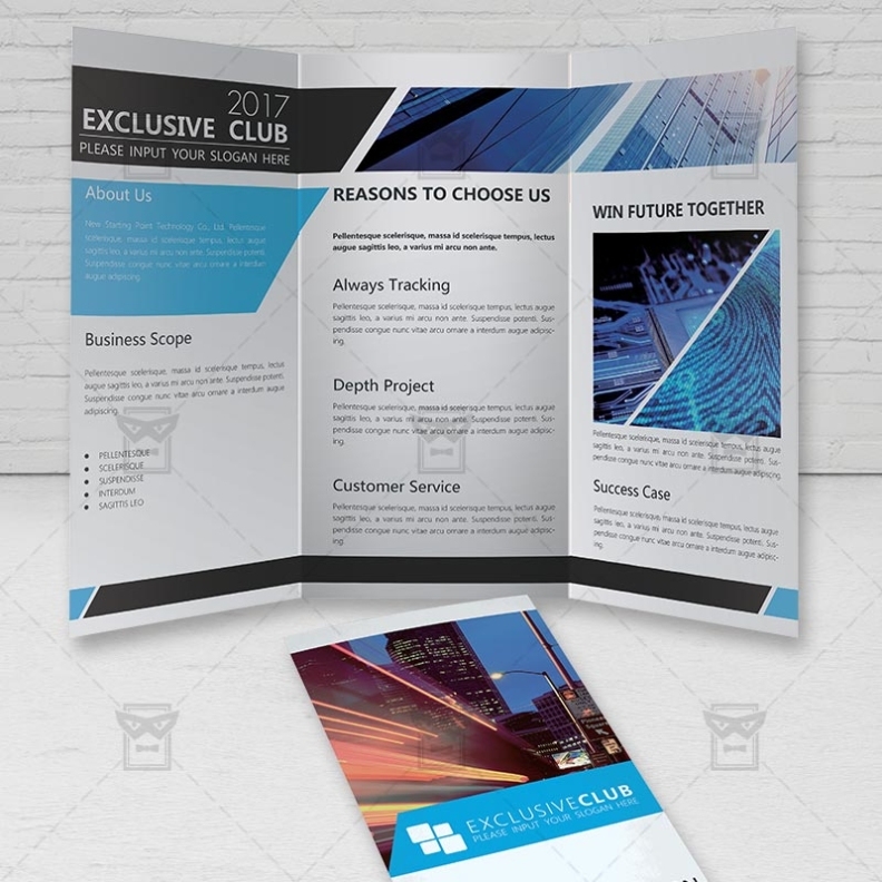 Corporate Brochure – Free Tri Fold Brochure Psd Template | Exclsiveflyer | Free And Premium Psd Throughout Three Fold Flyer Templates Free