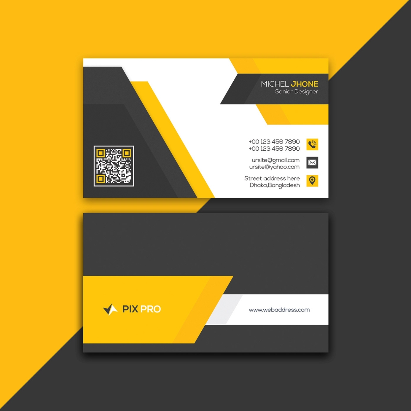 Corporate Personal Business Card Templates On Behance Pertaining To Visiting Card Templates Download
