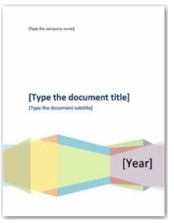 Counting The Top Ten Free Cover Pages For Microsoft Office – Word Cover Page Templates: 10 8 Intended For Word Title Page Templates