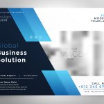 Creative Blue Modern Business Brochure Flyer Presentation Templa – Download Free Vector Art For Flyer Template Pages