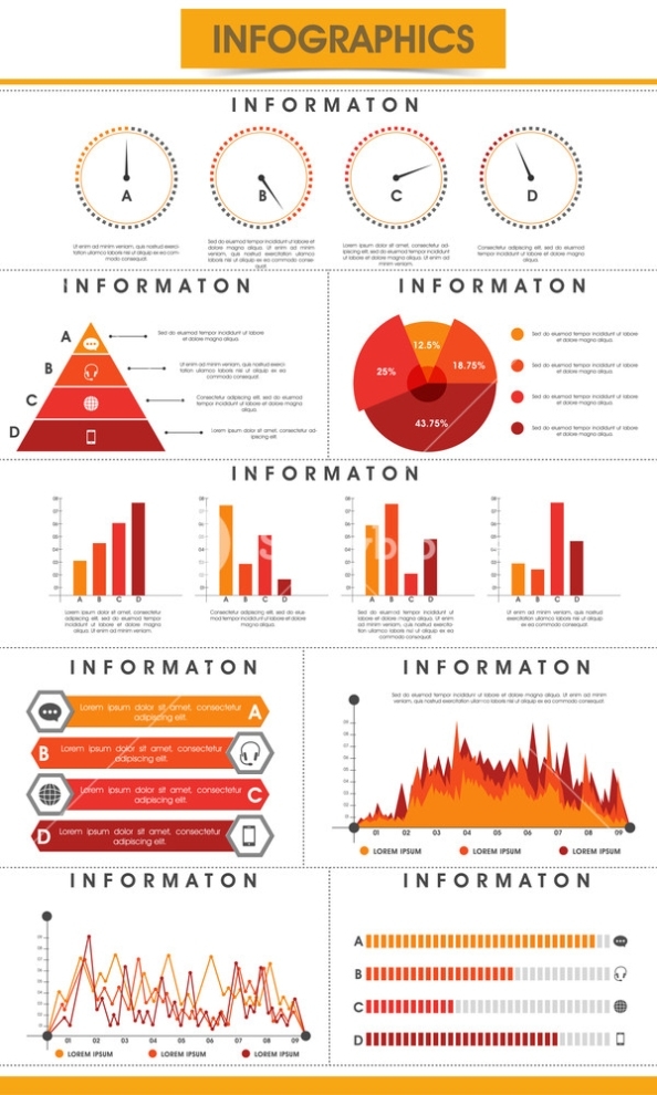 Creative Business Infographics Template With Statistical Graphs, Pie Charts And Paper Bars To Regarding Sports Bar Business Plan Template Free