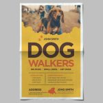 Creative Dog Walkers Flyer Template with regard to Dog Walking Flyer Template