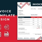 Creative Invoice Template Design By Rasel'S Design On Dribbble Within Media Invoice Template