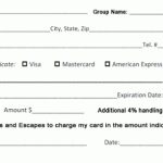 Credit Card Payment Form Intended For Credit Card Payment Slip Template