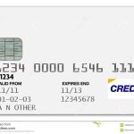 Credit Card White Stock Photo. Image Of Debt, Numbers – 16350378 With Regard To Credit Card Templates For Sale