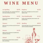 Customize 248+ Wine Menu Templates Online – Canva Within Wine Bar Business Plan Template