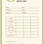 Customize 337+ High School Report Card Templates Online – Canva Throughout Homeschool Middle School Report Card Template