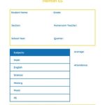 Customize 338+ Elementary School Report Card Templates Online – Canva With Regard To Homeschool Middle School Report Card Template