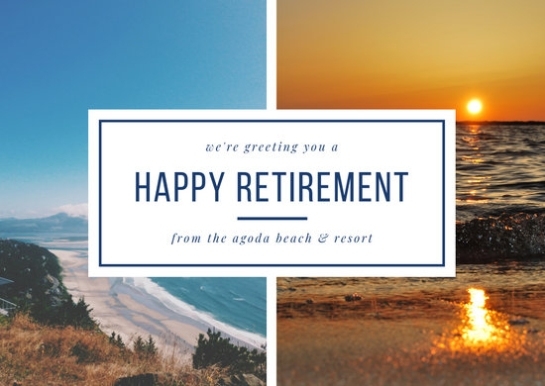 Customize 40+ Retirement Card Templates Online - Canva For Retirement Card Template