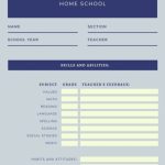 Customize 8,986+ Report Card Templates Online – Canva With Blank Report Card Template
