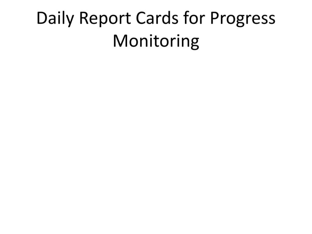 Daily Report Card Template For Adhd Intended For Daily Report Card Template For Adhd