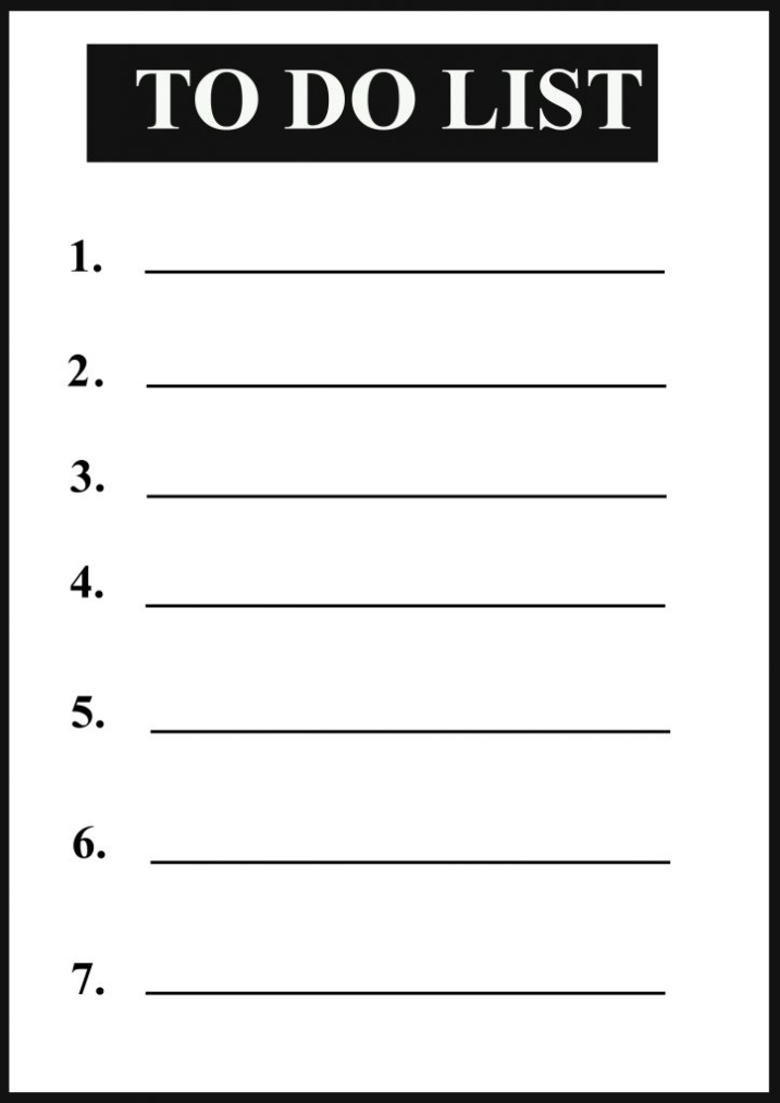 Daily Task List | All Form Templates For Daily Task List Template Word