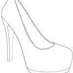 Design &amp; Win Your Wedding Shoes With If Ladies · Rock N Roll Bride with regard to High Heel Shoe Template For Card