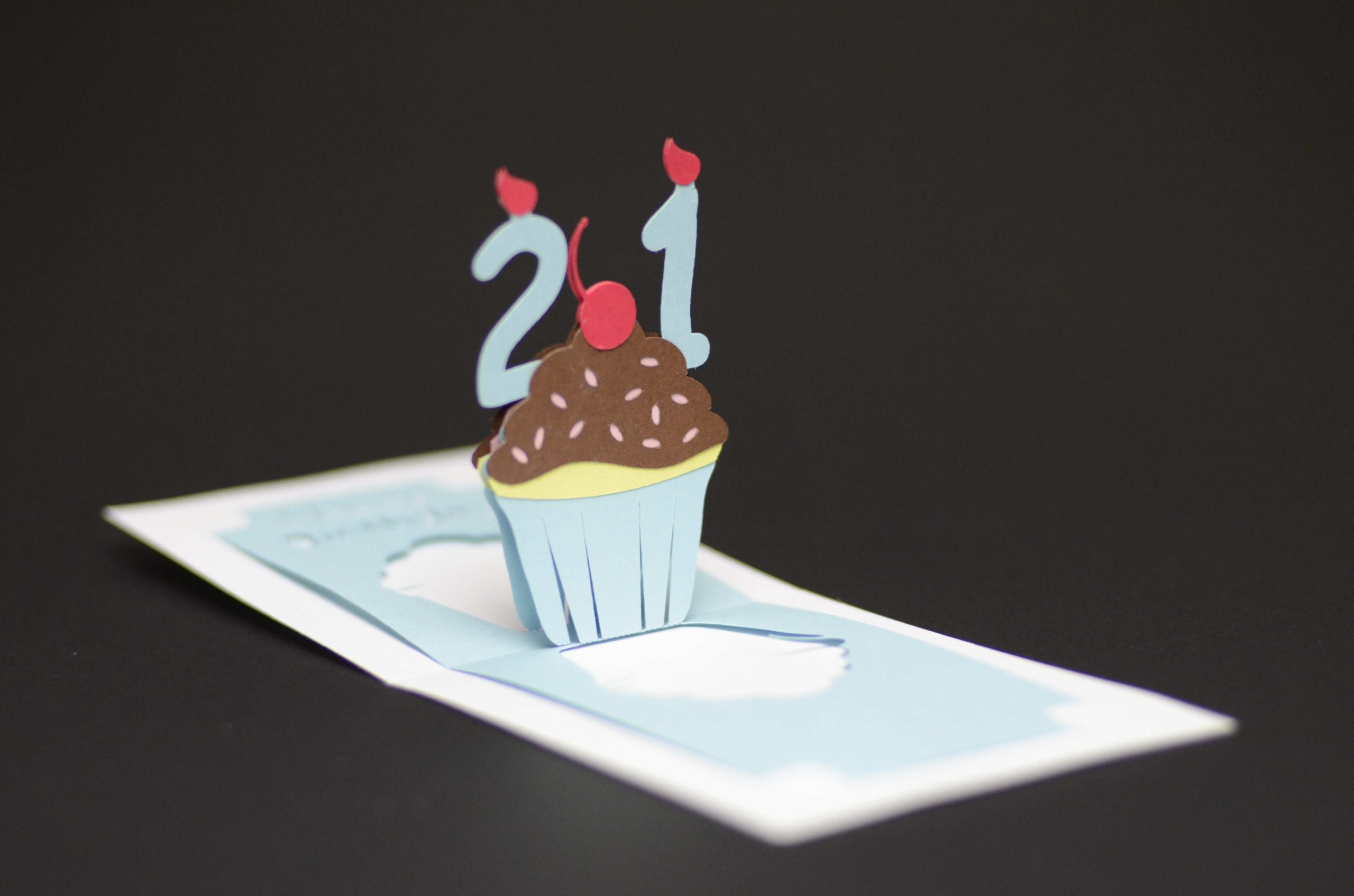 Detailed Cupcake Pop Up Card Template Inside Diy Pop Up Cards Templates
