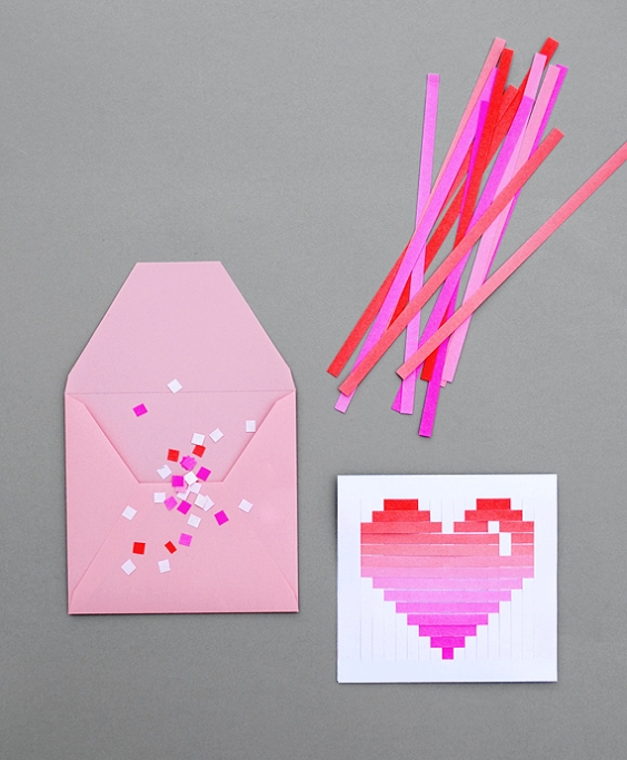 Diy 12 Ideas Originales Para Sorprender En Amor Y Amistad - Oddi7Yoddi7Y throughout Pixel Heart Pop Up Card Template