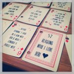 Diy Anniversary-Things I Love About You in 52 Things I Love About You Deck Of Cards Template
