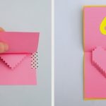 Diy Heart Pop Out Card – The Idea King Within Pixel Heart Pop Up Card Template