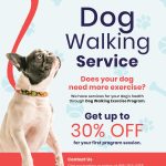 Dog Walking Service Flyer Template In Adobe Photoshop, Illustrator Intended For Puppy For Sale Flyer Templates