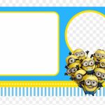 Download Free Despicable Me Party Invitations – Minions Birthday Card Invitation Clipart In Minion Card Template