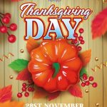 Download Free Thanksgiving Flyer Psd Templates For Photoshop! Inside Thanksgiving Flyer Template Free Download