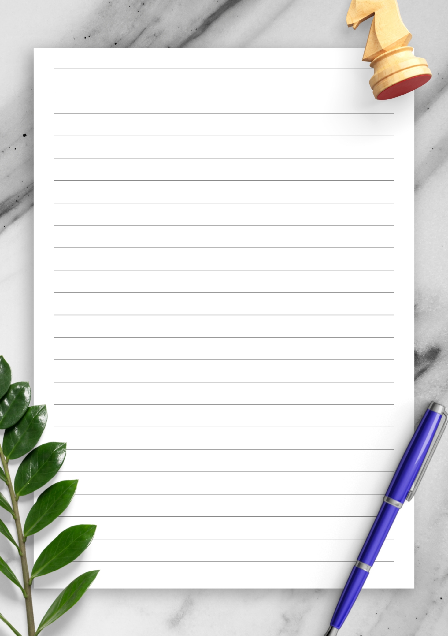 Download Printable Lined Paper Template – Wide Ruled 8.7Mm Pdf For Journal Paper Template Word