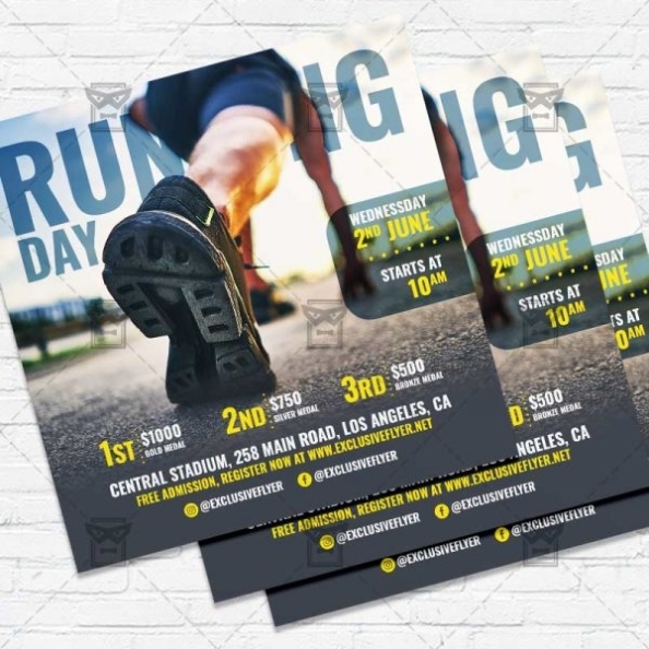 Download World Running Day – Flyer Psd Template | Exclusiveflyer Inside Running Flyer Template