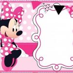 Downloadable Minnie Mouse Invitations Pertaining To Minnie Mouse Card Templates