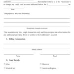 Downloadable Printable Pdf Credit Card Authorization Form – Printable With Regard To Authorization To Charge Credit Card Template