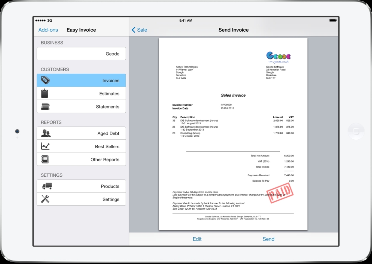 Easy Invoice App * Invoice Template Ideas Regarding Invoice Template Ipad