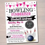 Editable Cancer Bowling Fundraiser Flyer Printable Pta Pto – Etsy Throughout Cancer Fundraiser Flyer Template