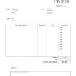 Editable Free Blank Invoice Templates Pdf Eforms Free Fillable Roofing Company Receipt Template Inside Roofing Invoice Template Free