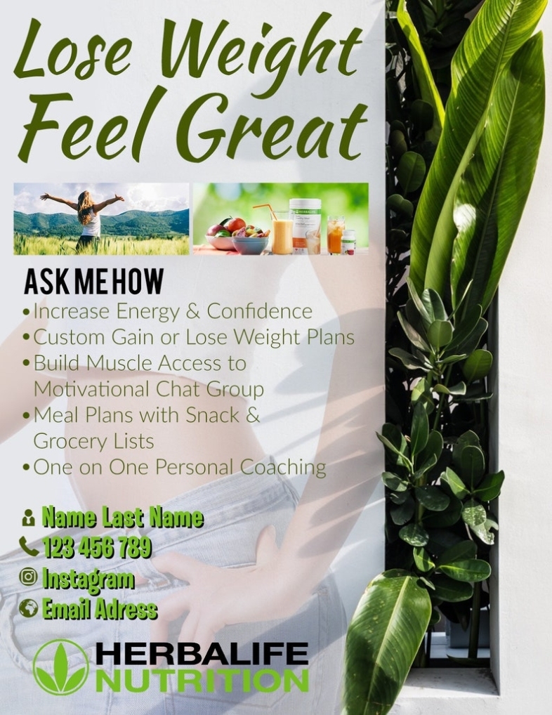 Editable Herbalife Flyer Lose Weight Lose Weight Running - Etsy throughout Weight Loss Challenge Flyer Template