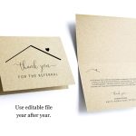 Editable Home Referral Thank You Card Template, Printable Thanks For The Referral Realtor Real With Referral Card Template Free