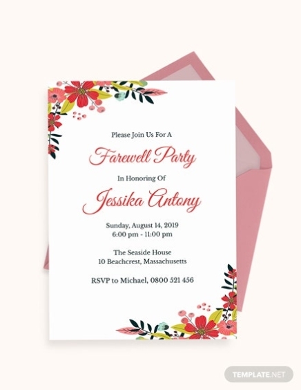 Education Flyer Template - Word, Outlook, Psd, Publisher | Template For Farewell Party Flyer Template Free