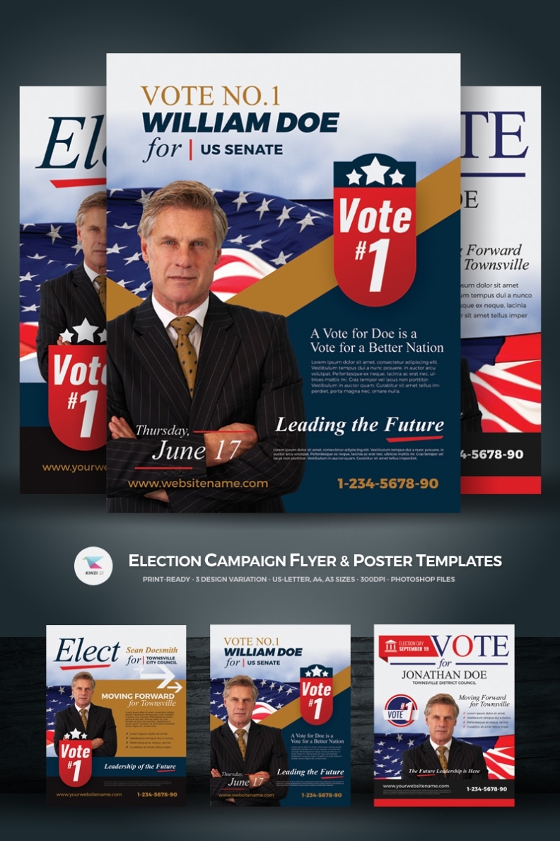 Election Templates Flyers | Professional Business Template In Political Flyer Template Free