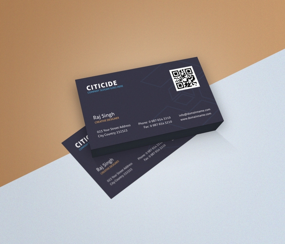 Elegant Business Card Design Template And Mockup Psd – Download Psd Inside Visiting Card Templates Psd Free Download