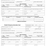 Emergency Card For School – Fill Online, Printable, Fillable, Blank | Pdffiller Throughout Fact Card Template