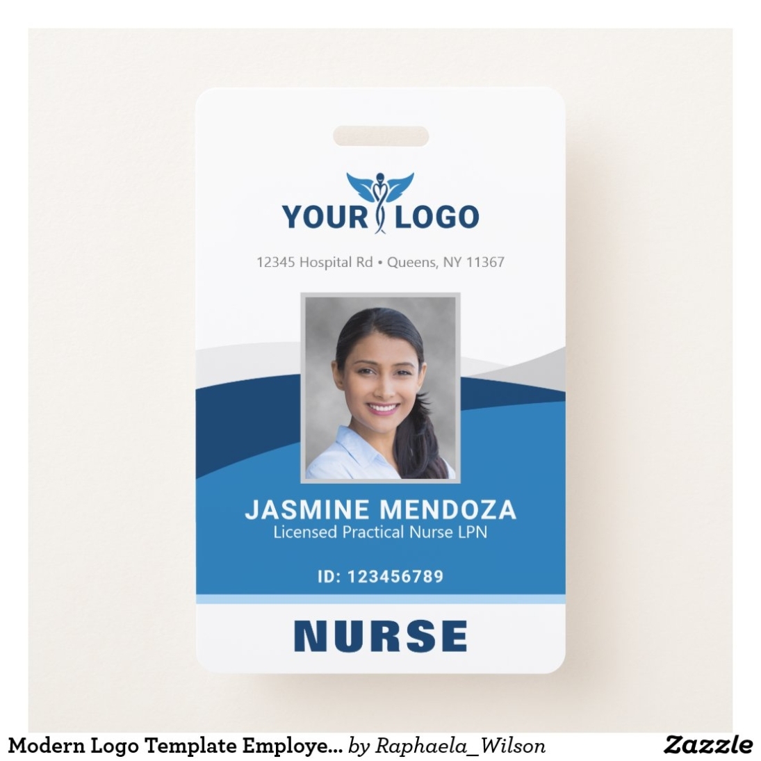 Employee Badges Template Custom Photo Id Cards For Hospital Id Card In Hospital Id Card Template
