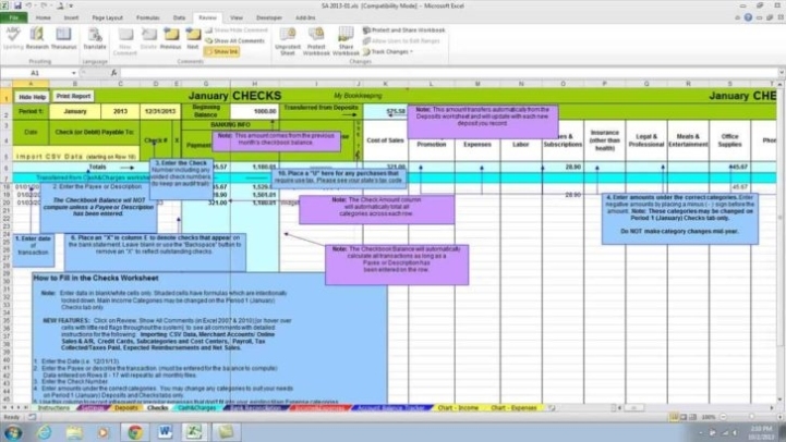 Excel Spreadsheet For Small Business Bookkeeping — Db Excel Pertaining To Excel Templates For Accounting Small Business
