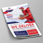 Express Delivery Flyer Template By Owpictures | Graphicriver In Delivery Flyer Template