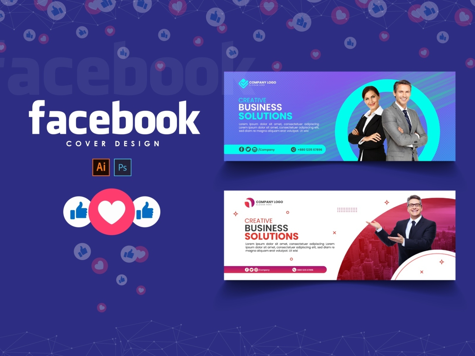 Facebook Cover Design Business Agency Facebook Cover Design By Noor Muhammad On Dribbble For Facebook Business Templates Free
