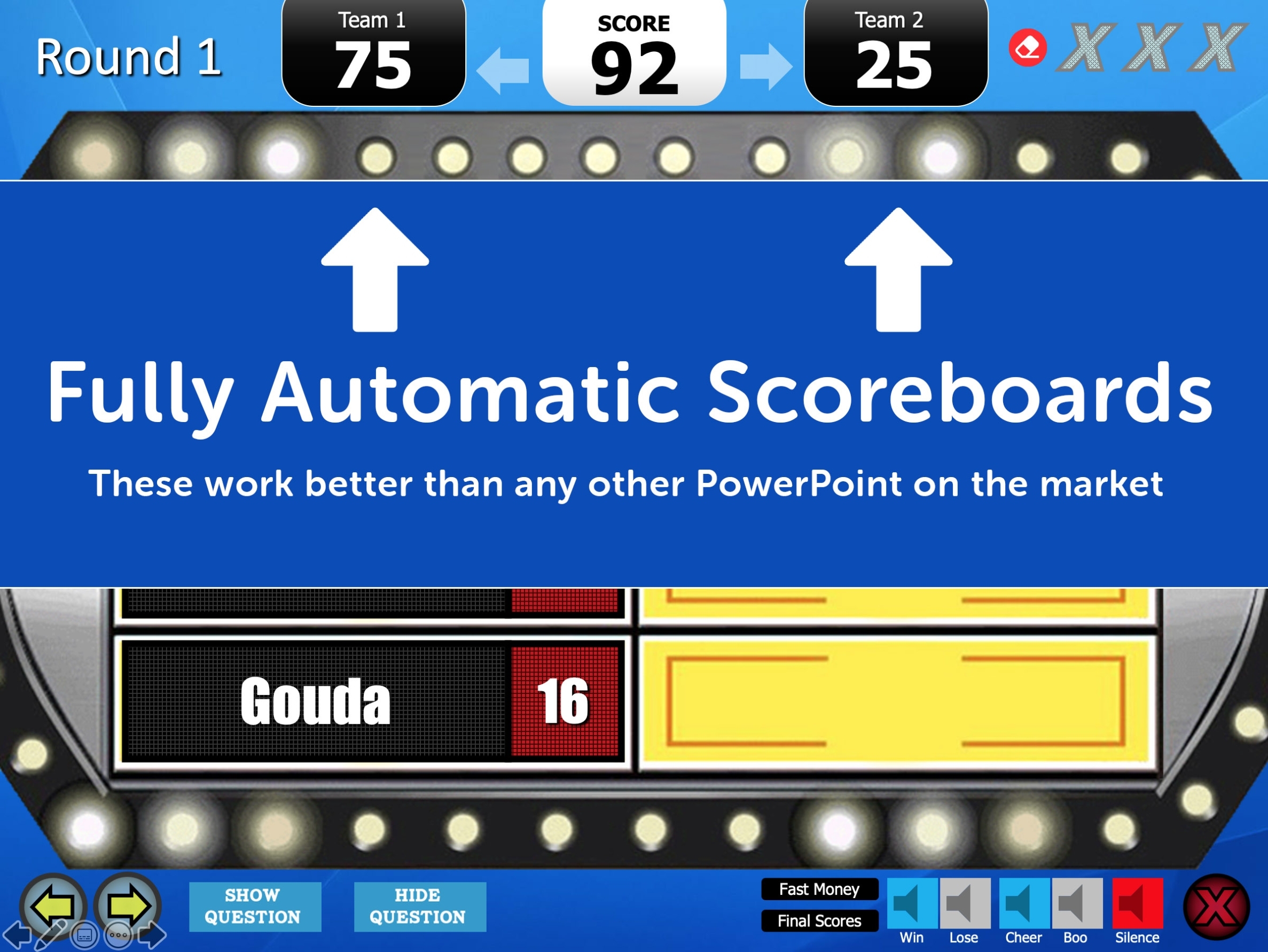 Family Feud Customizable Powerpoint Template | Youth Downloads Regarding Family Feud Game Template Powerpoint Free