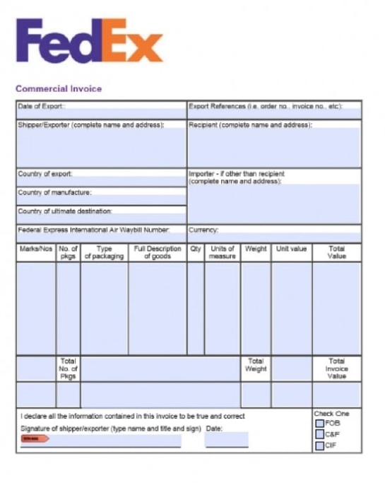 Fedex Proforma Invoice Template Apcc11 Inside Fedex Proforma Invoice Template Inside Fedex Proforma Invoice Template