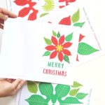 Festive Diy Pop Up Christmas Card (Free Template!) – A Piece Of Rainbow Pertaining To Diy Pop Up Cards Templates
