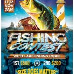 Fishing Contest Flyer Template - Tournament Psd Design Photoshop pertaining to Fishing Tournament Flyer Template